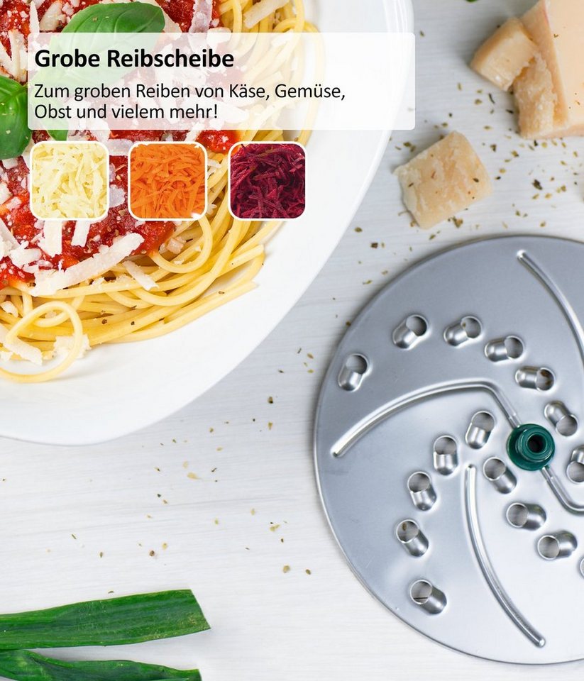 Genius Gemüseschneider Nicer Dicer Pegasus manueller Food Processor Deluxe Set 14-tlg., platzsparende Aufbewahrung und besonders schnelle Reinigung Bild 3