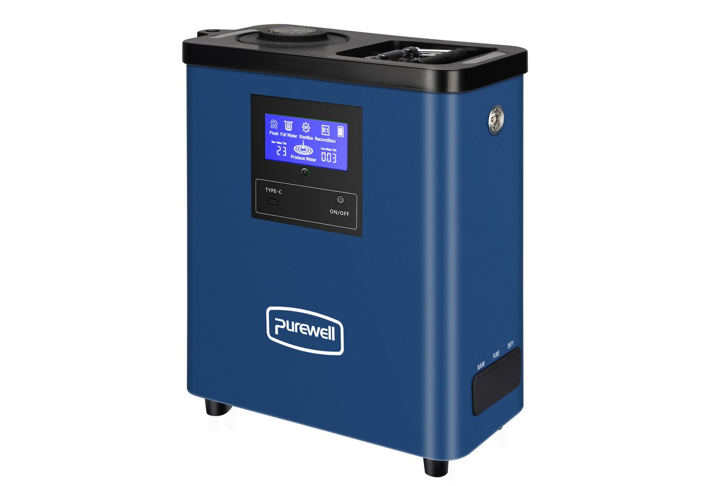 Vankel Wasserfilter K8680, tragbar, 10 Stufen, UV, TDS, Akku, Mobiler Wasserfilter für Camping, Gruppen und Notfälle Bild 5