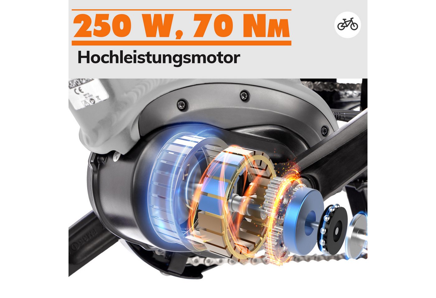 SAXXX E-Bike Cityrad 28 Zoll, 70 Nm Antrieb, Mittelmotor, max. 100km, 95 % vormontiert, 9 Gang SHIMANO Alivio Schaltwerk, Kettenschaltung, Mittelmotor, 418 Wh, (Aluminium-Diamantrahmen, für Stadtverkehr, Pendelwege und Touren), hydr. Bremsen, bis 130kg belastbar, Elektrofahrrad für Damen Herren