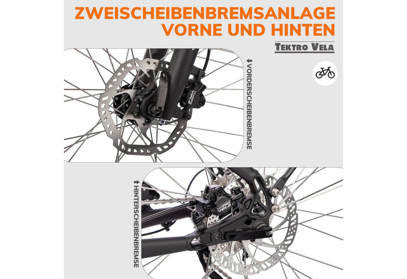 SAXXX E-Bike Cityrad 28 Zoll, 70 Nm Antrieb, Mittelmotor, max. 100km, 95 % vormontiert, 9 Gang SHIMANO Alivio Schaltwerk, Kettenschaltung, Mittelmotor, 418 Wh, (Aluminium-Diamantrahmen, für Stadtverkehr, Pendelwege und Touren), hydr. Bremsen, bis 130kg belastbar, Elektrofahrrad für Damen Herren Bild 3