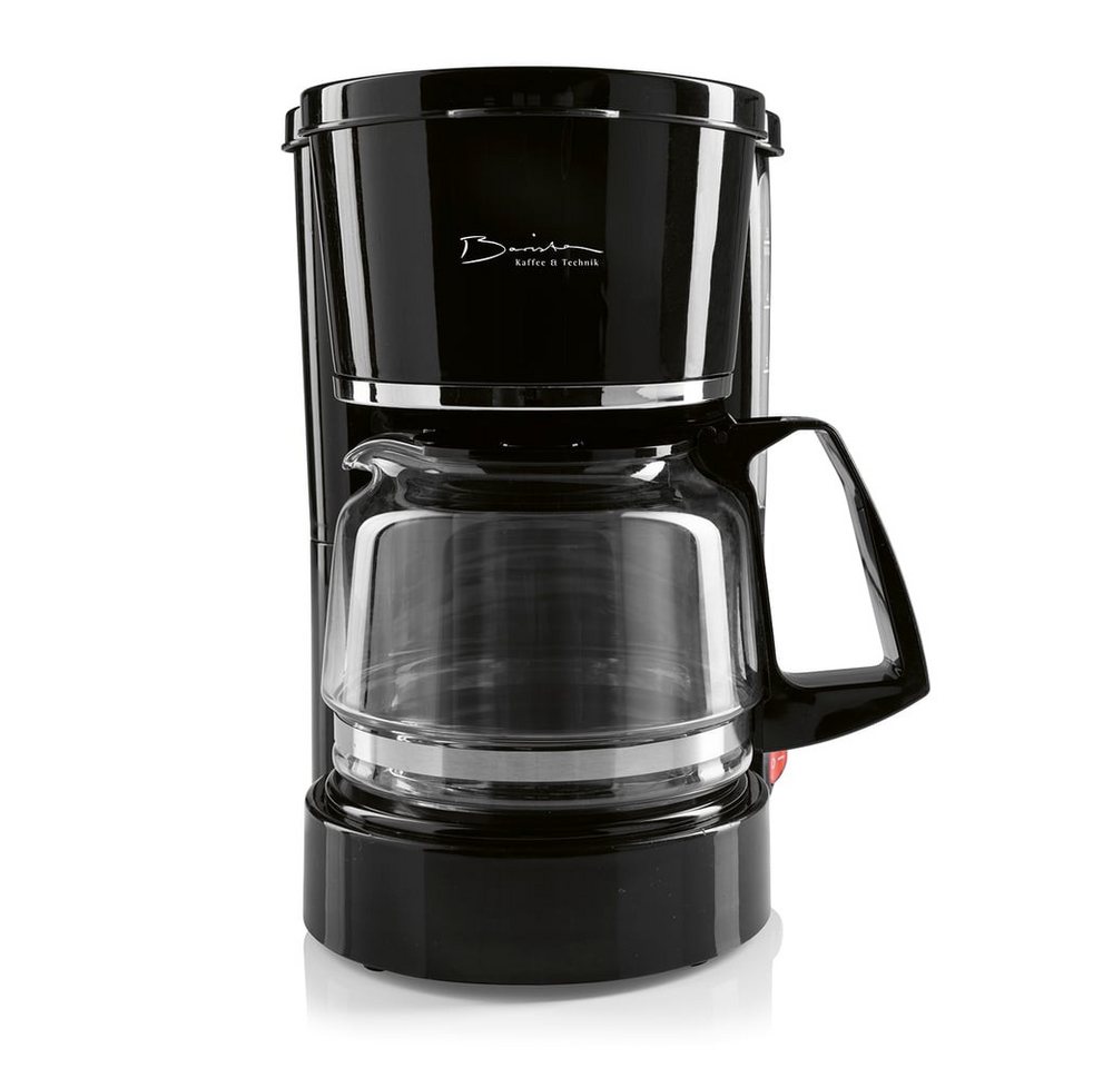 Barista Filterkaffeemaschine Barista Kaffeemaschine 750W schwarz 0,6l mit Glaskanne & Warmhaltefunktion, Barista Kaffeemaschine