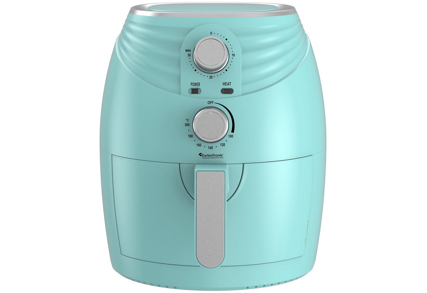 TurboTronic by Z-Line Heißluftfritteuse Retro Heißluftfritteuse 3,5 L, 1200 W, Camping Retro Airfryer AF11M Bild 4