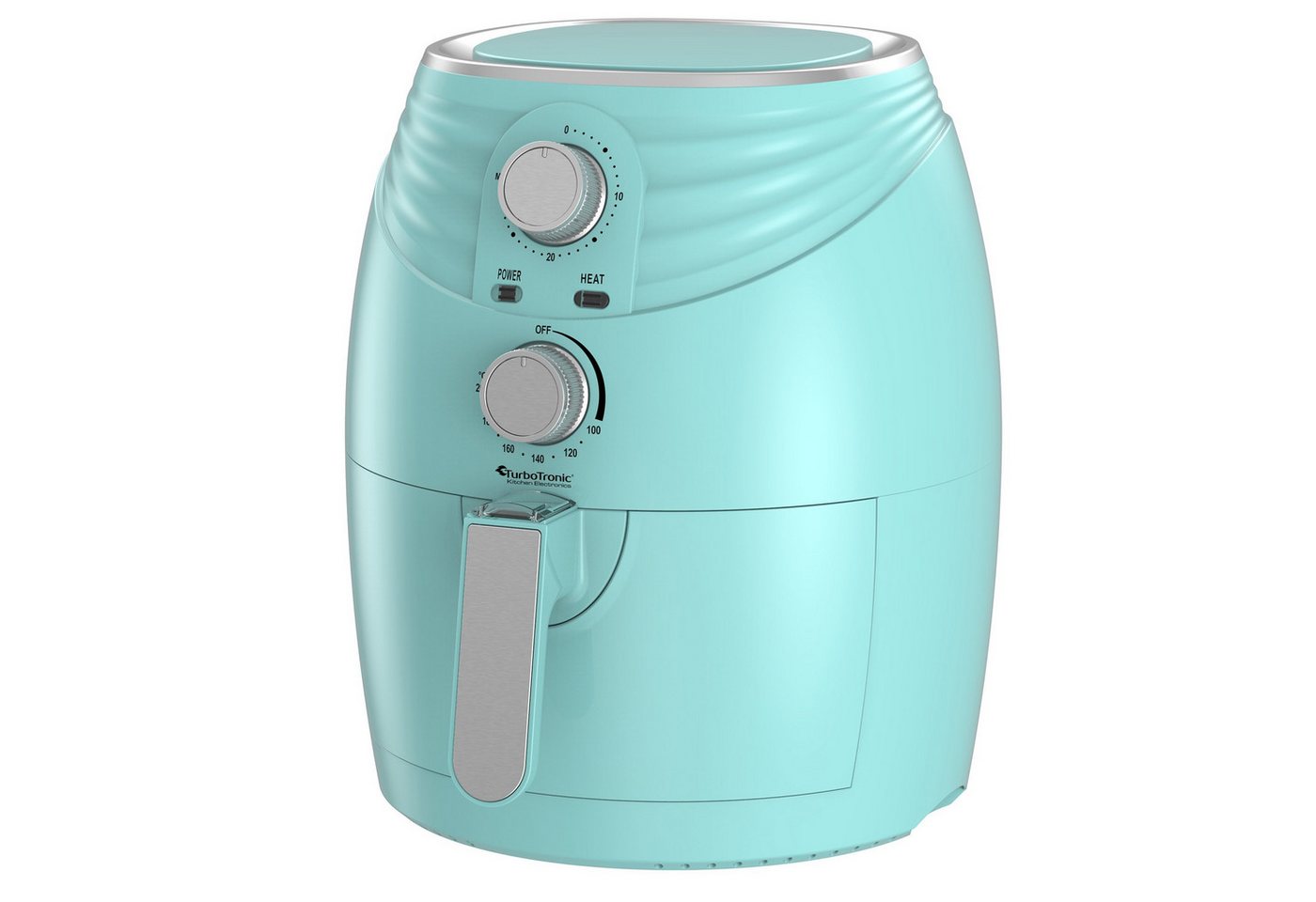 TurboTronic by Z-Line Heißluftfritteuse Retro Heißluftfritteuse 3,5 L, 1200 W, Camping Retro Airfryer AF11M Bild 5