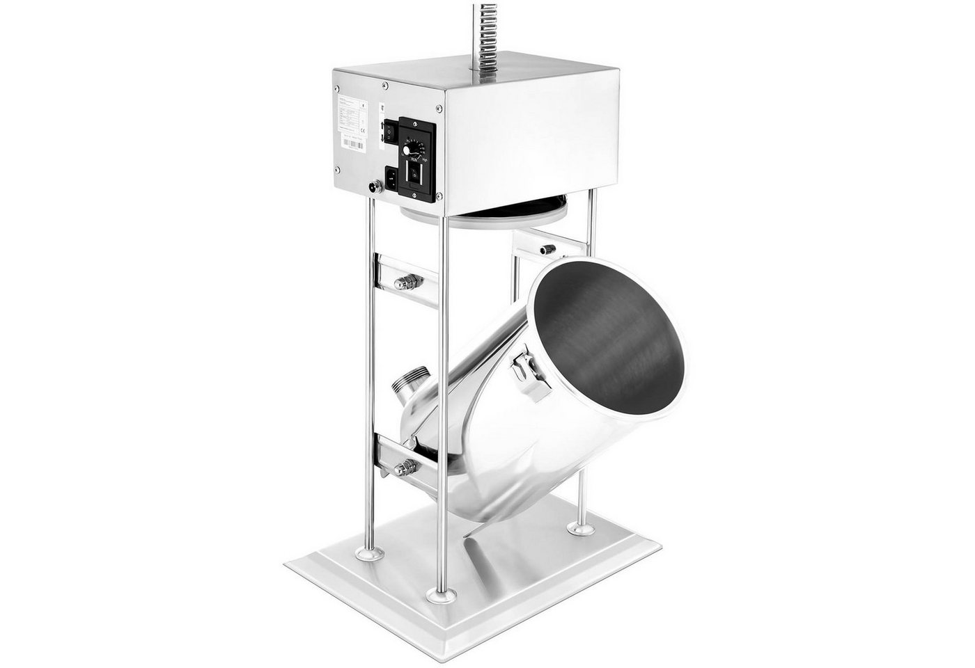 Royal Catering Wurstfüllaufsatz 10 L Wurstfüller Elektrisch Wurstfüllmaschine Fußpedal 230 W Bild 5