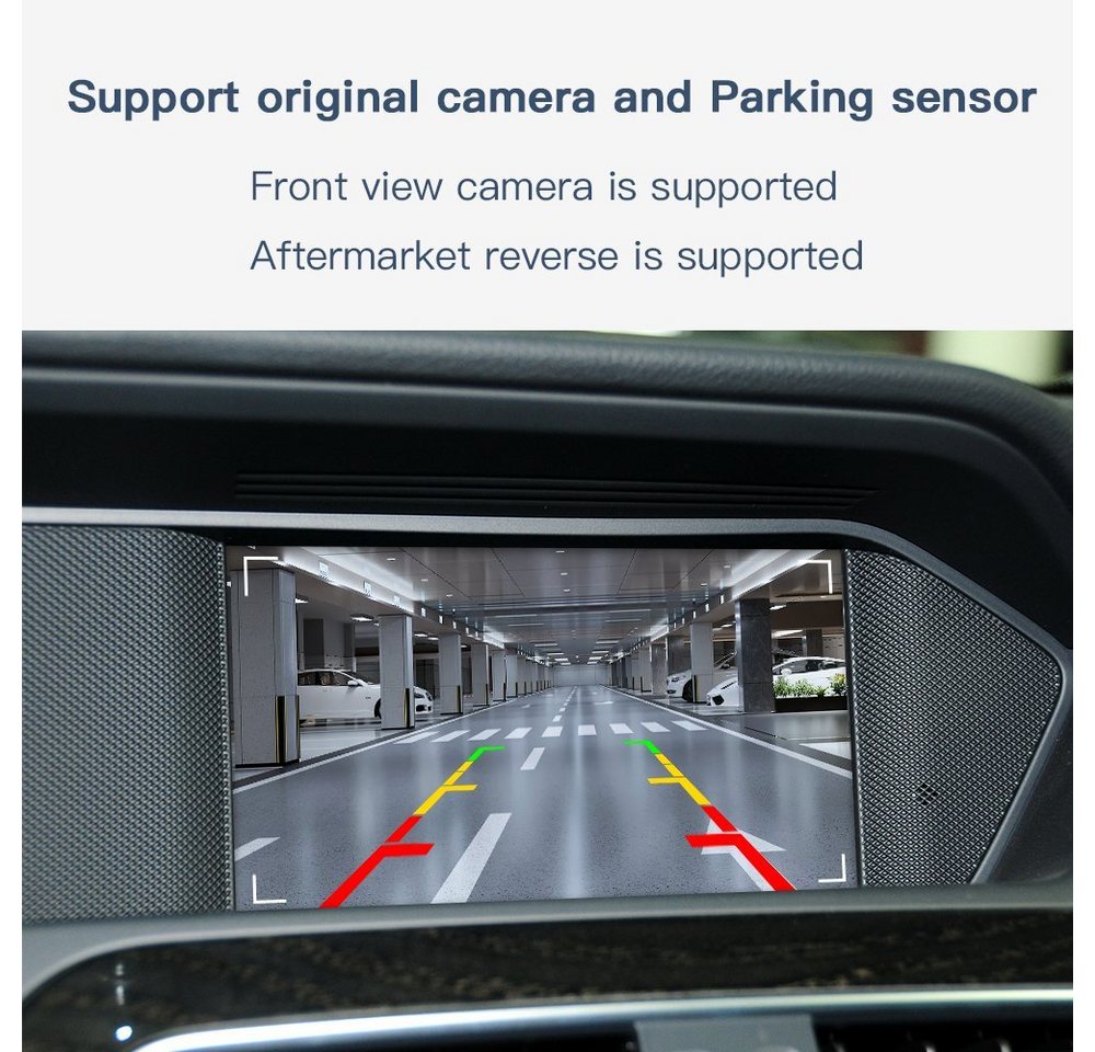 GABITECH Drahtlos CarPlay Android Auto für Mercedes Benz A B CLA V X C E GLA S Autoradio (NTG 5.0/5.1/5.2 System. A/B/C/CL/GLS/GLE/CLS/X/E/G/S/GLA/CLA/GLC) Bild 3