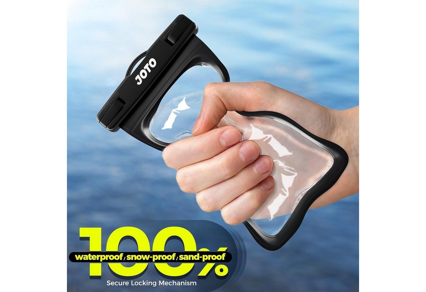 LuxusKollektion Handyhülle Handyhülle Wasserdicht IPX8 7Zoll Unterwasser Smartphone 2 Schwarz Bild 4