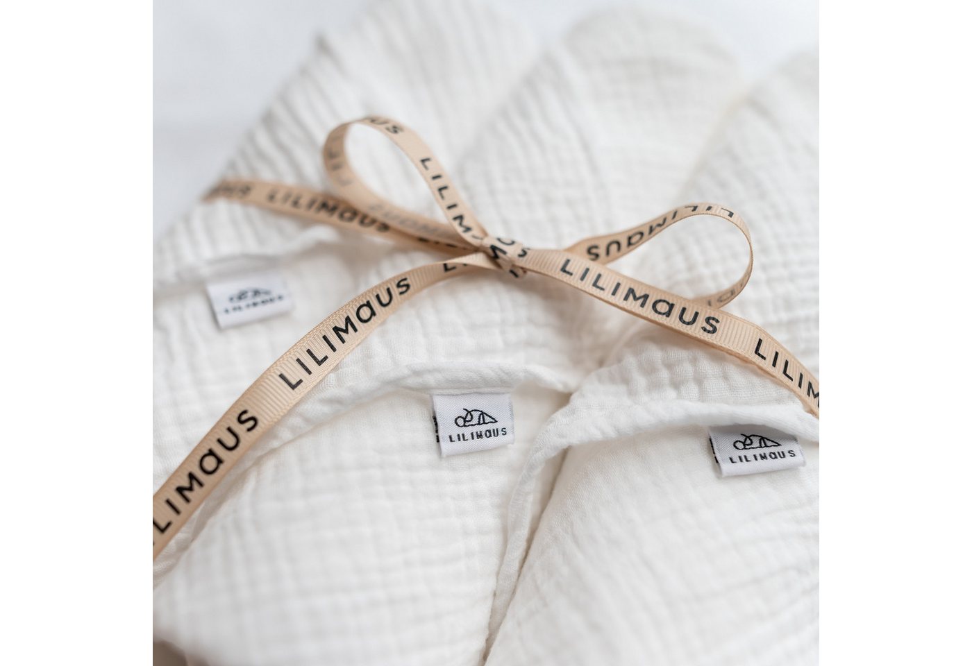 lilimaus Spucktuch Mulltücher für Babys aus 100% Baumwolle - weich & saugfähig, (3-tlg), 3er-Set, saugfähig & schnelltrocknend - auch als Kuscheltuch