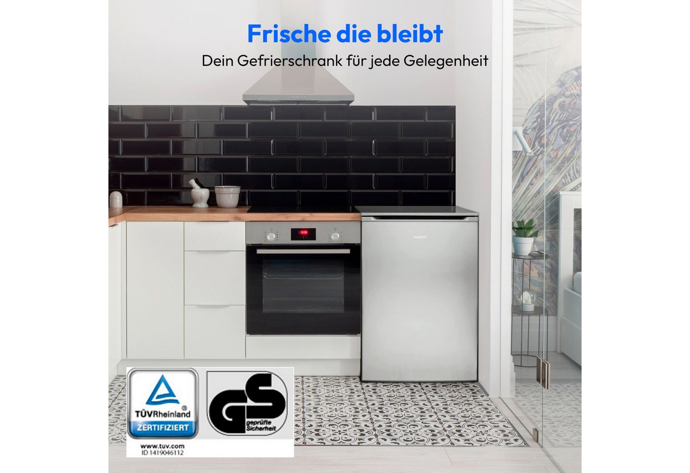 Medion® Gefrierschrank MD37777, 84 cm hoch, 54 cm breit Bild 3