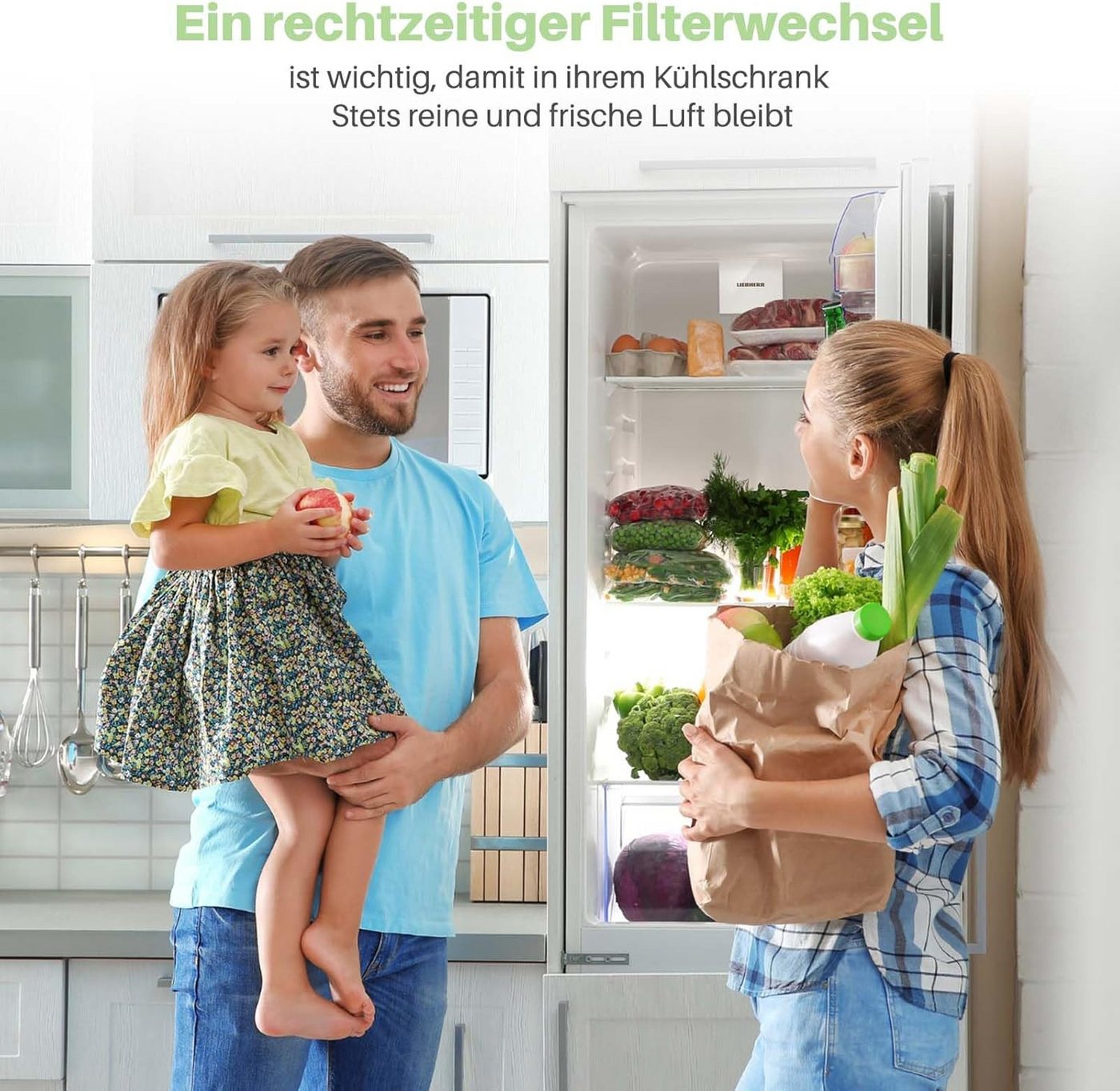FELIXLEO Kohlefilter Aktivkohlefilter Passend für Air Fresh Liebherr Kühlschrank
