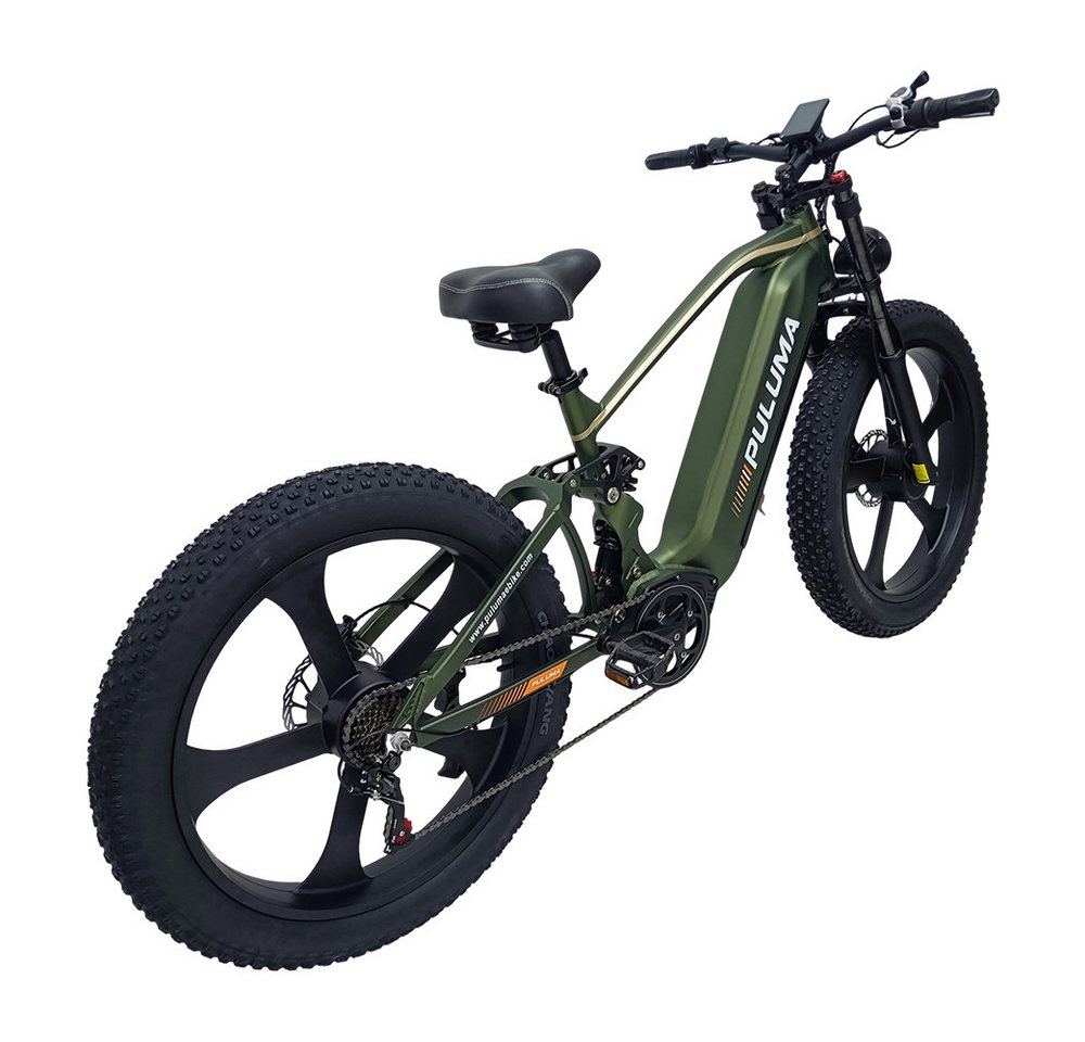PixelPilot E-Bike Mountainbike 52V 20Ah Fatbike 26 Zoll, Shimano 7-Gang, hydraulisch, Stadt & Gelände, 7 Gang, Heckmotor, 1040 Wh, (Packung) Bild 3