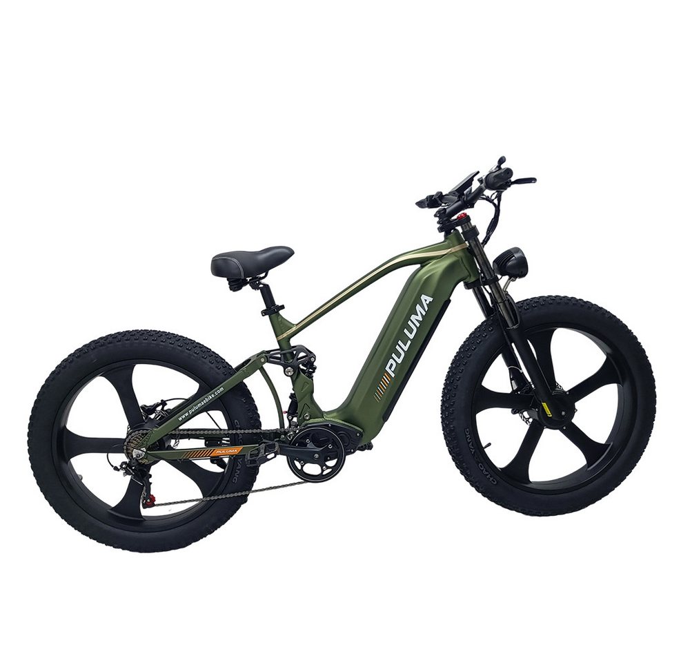PixelPilot E-Bike Mountainbike 52V 20Ah Fatbike 26 Zoll, Shimano 7-Gang, hydraulisch, Stadt & Gelände, 7 Gang, Heckmotor, 1040 Wh, (Packung) Bild 5