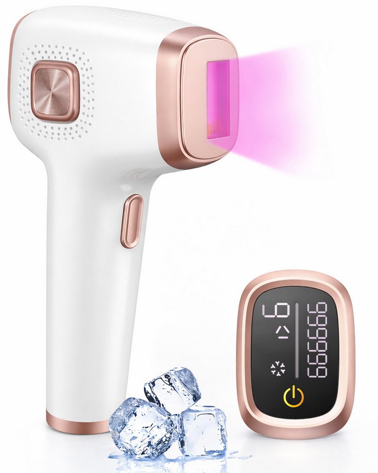 Futicare IPL-Haarentferner mit Gefrierfunktion, 9 Energiestufen, Auto & Manuell, LCD-Display, 999.999 Blitze für Zuhause Lichtimpulse Bild 4
