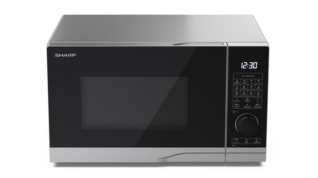 Sharp Mikrowelle Sharp YC-PC254AE-S, Elektrisch, 25.00 l, 25 L 900 W Heißluft Grill ECO-Modus