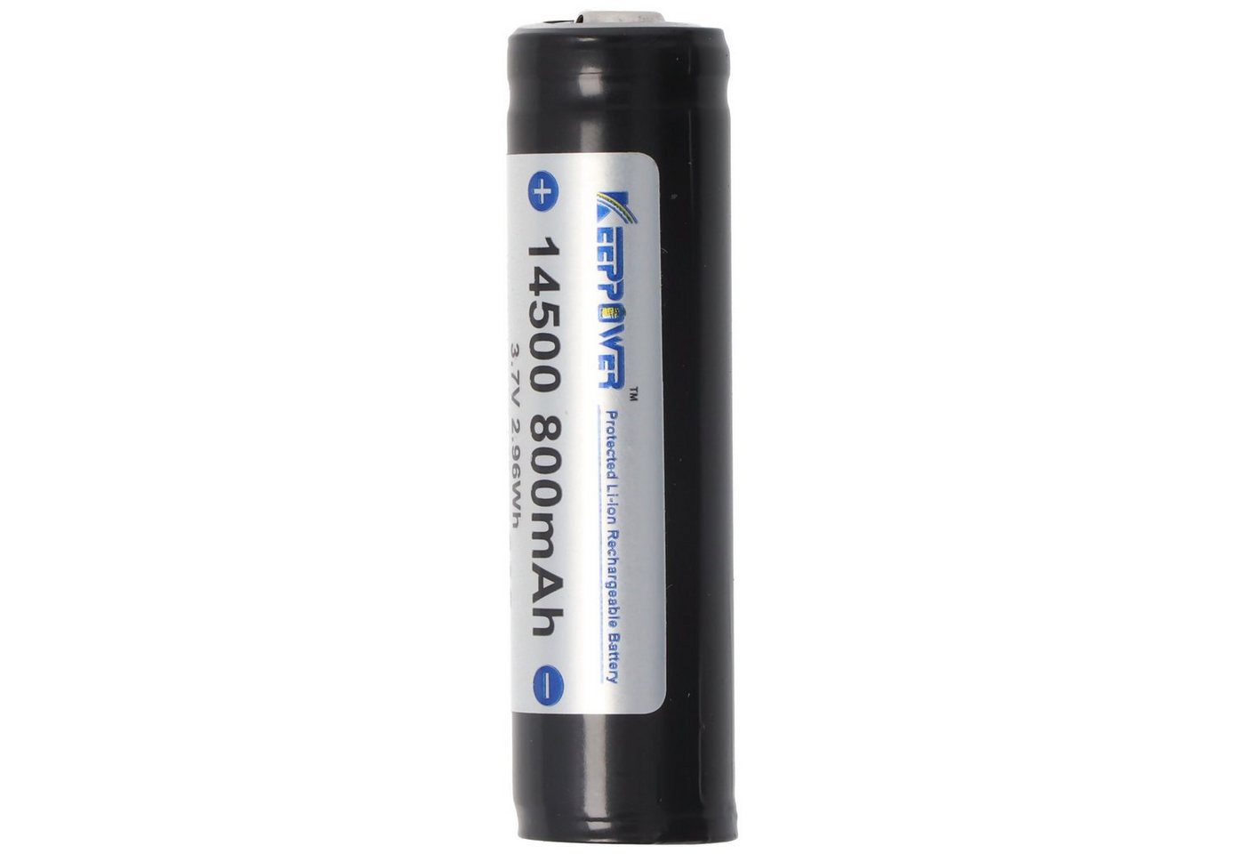 Keeppower Keeppower 14500 mit 800mAh, 3,7V Li-Ion-Akku geschützt, 52 x 14,3mm A Akku 800 mAh (3,7 V) Bild 3