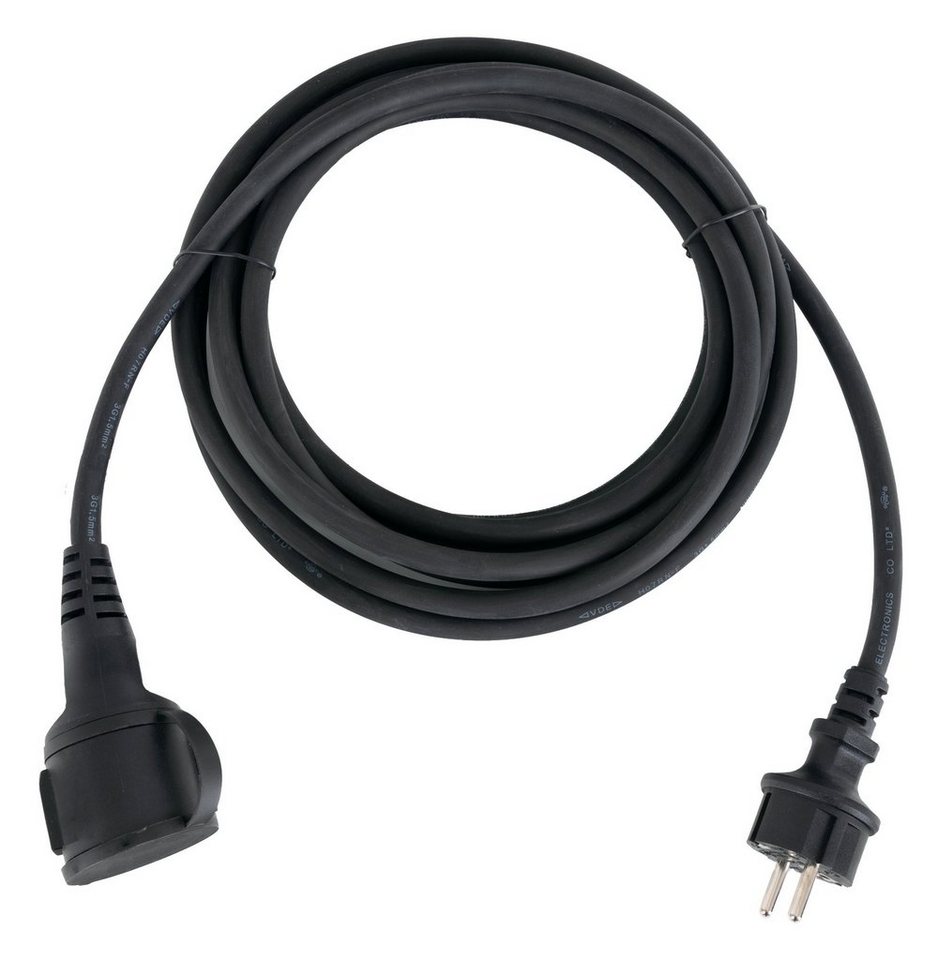 Stagecaptain Verlängerungskabel Aussenbereich 10m, IP44, H07RN-F Kabel (3x 1,5 mm) Verlängerungskabel, Schuko, Schutzkontakt (1000 cm), Gummiummantelt - Mit Kindersicherung und Abdeckkappe Bild 4