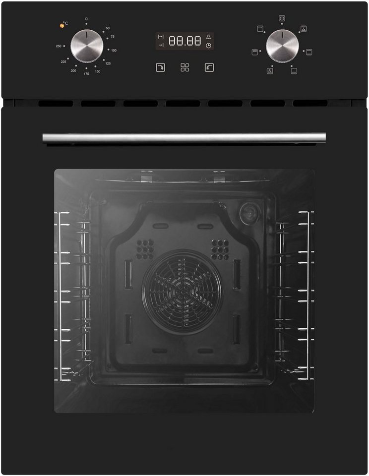 PKM Elektro-Herd-Set Einbau Herd Set Backofen nur 45 cm breit Glaskeramik-Kochfeld Umluft, mit 1-fach-Teleskopauszug Bild 4