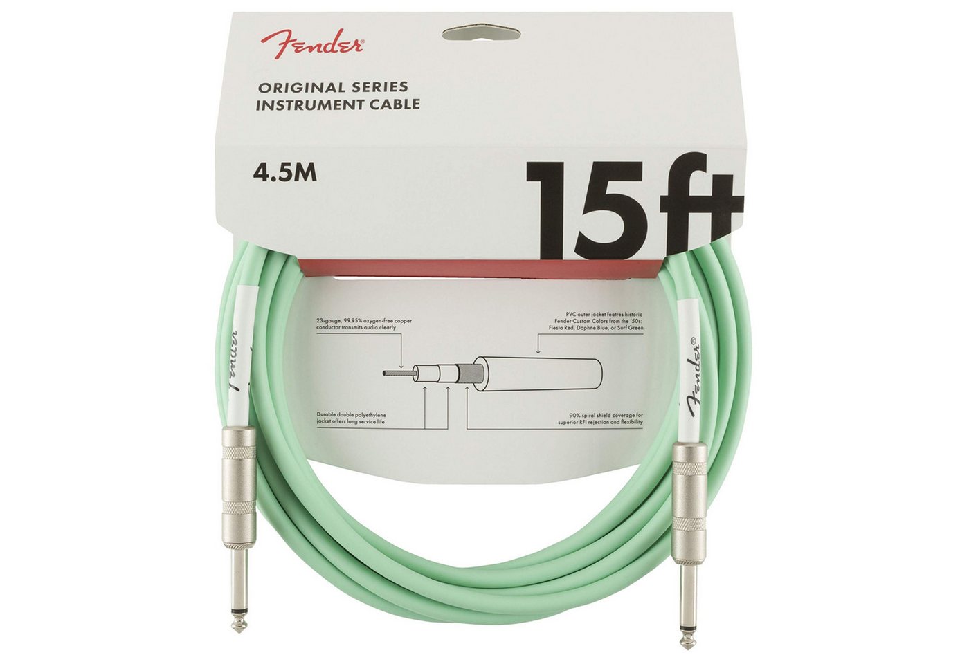 Fender Instrumentenkabel, Original Instrument Cable SFG 4,5 m - Instrumentenkabel Bild 2