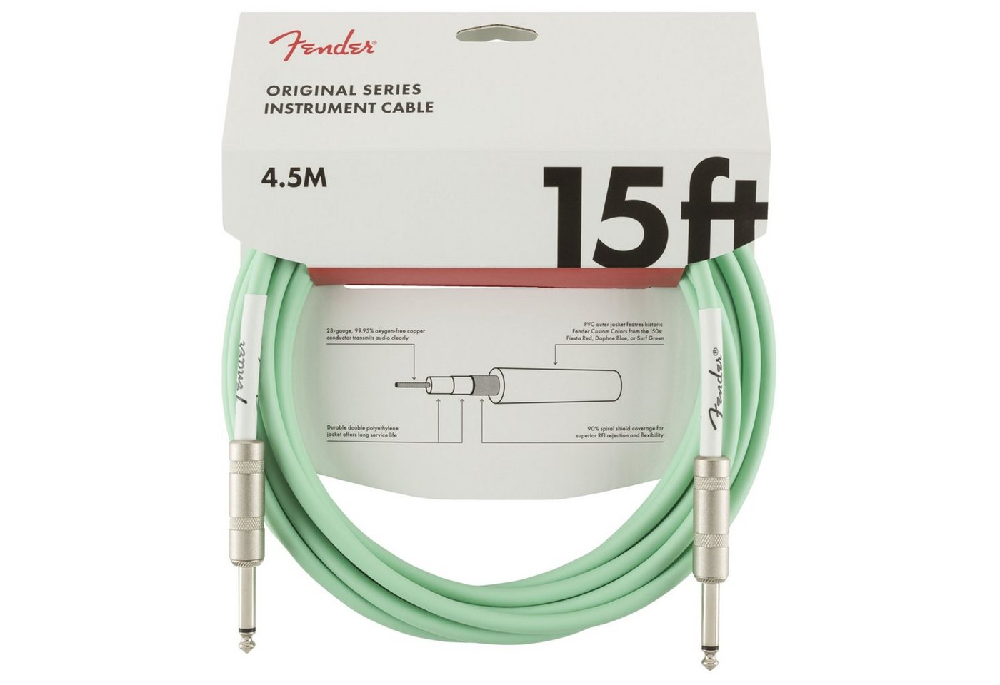 Fender Instrumentenkabel, Original Instrument Cable SFG 4,5 m - Instrumentenkabel Bild 5