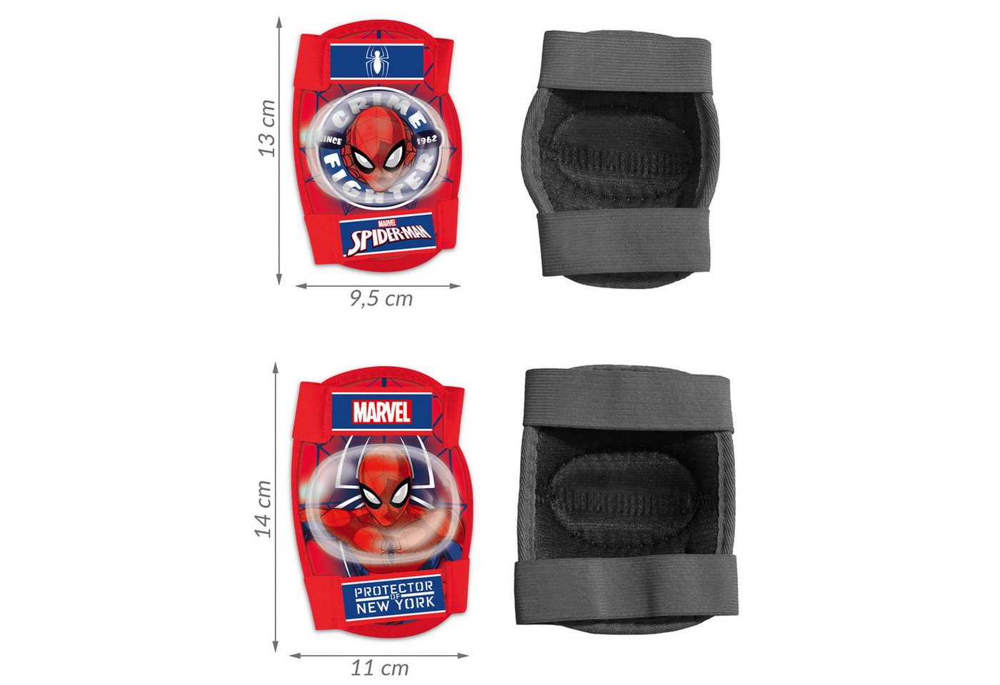 MARVEL Knieschutz MARVEL Spider-Man Kinder Knie- und Ellenbogenschützer SET Bild 5