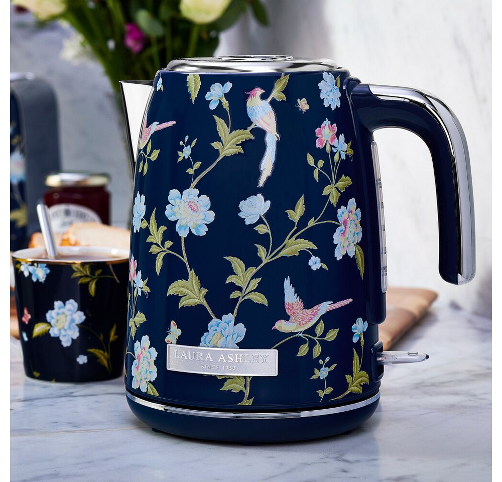 VQ Wasserkocher Laura Ashley Wasserkocher 1,7L, 2200W, kabellos – Elveden Marine VQ, 1.7 l, 2200 W