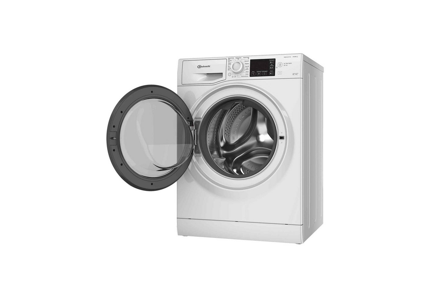 BAUKNECHT Waschtrockner WD ECO SHIELD 8614 D, 8 kg, 6 kg, 1400 U/min, Steam Hygiene mit Antivirus, Flecken 40°, Steam Refresh Bild 2