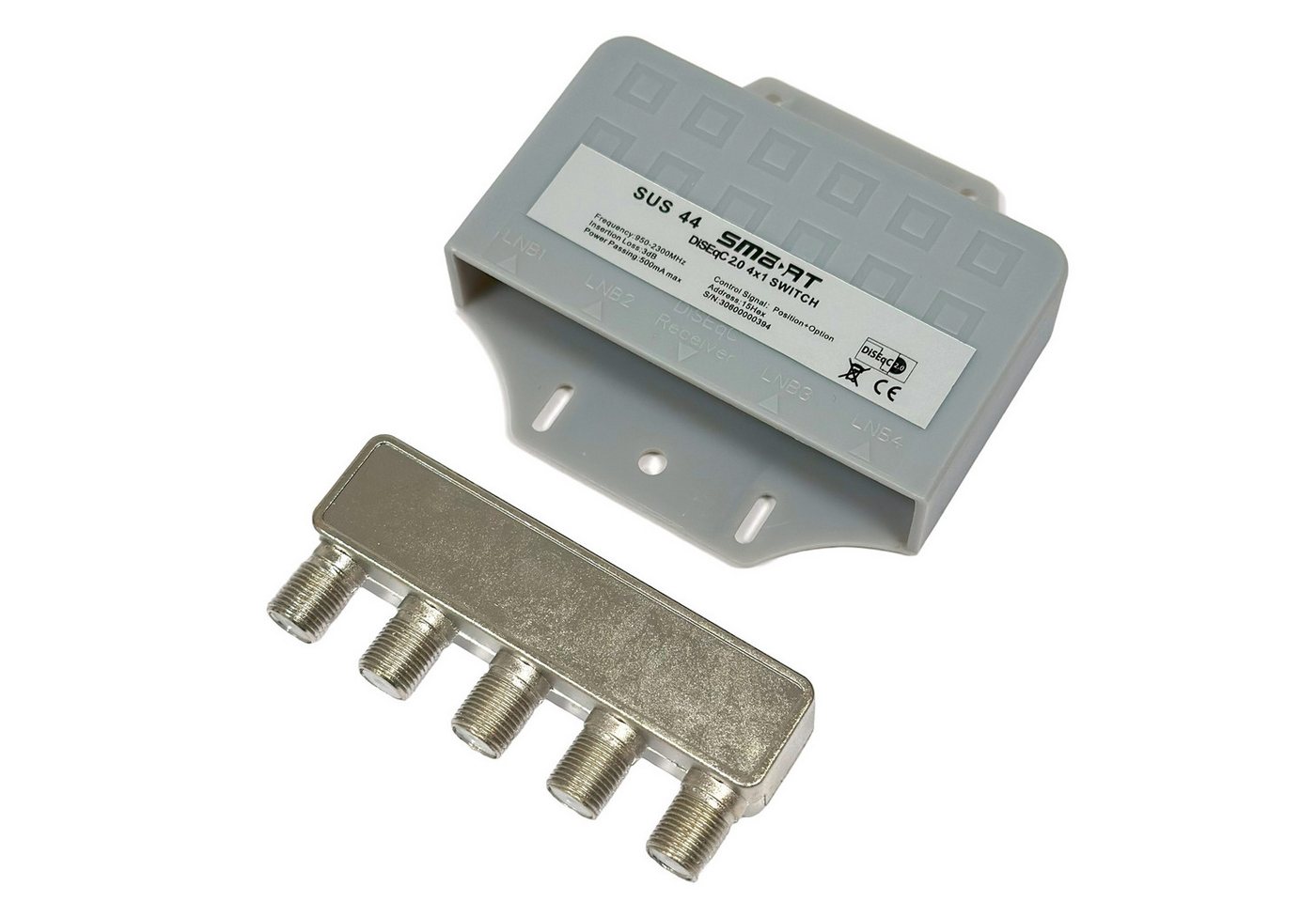 HB-DIGITAL SAT-Multischalter Schalter DiSEqC Smart Titanium 4/1 Switch Bild 4