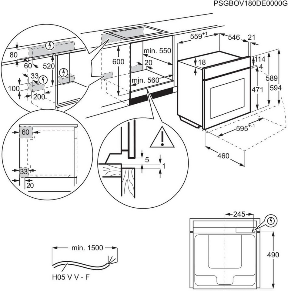 AEG Einbaubackofen TE7PB63ZAB Einbaubackofen, MealAssist, Pyrolyse, WLAN Bild 3
