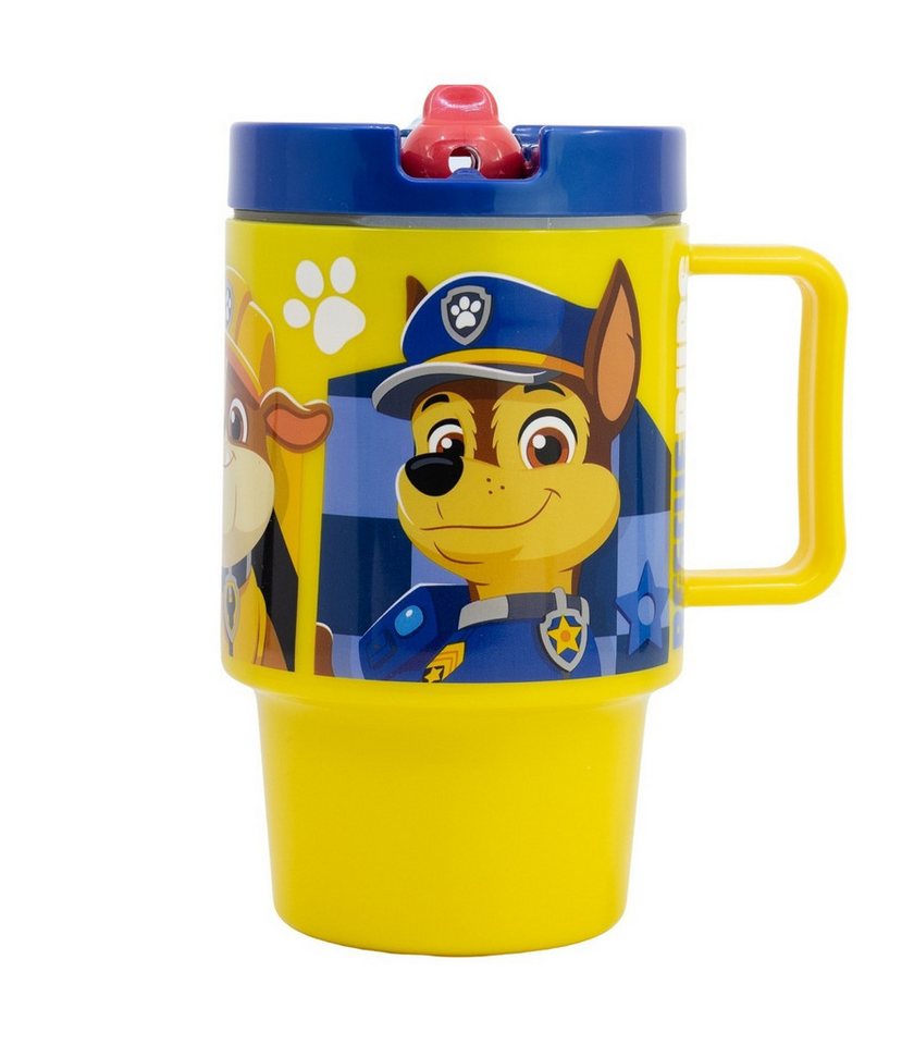 PAW PATROL Isolierflasche Trinkbecher 530 ml Kinder Mug mit Auslaufschutz mit Klappöffnung Bild 2