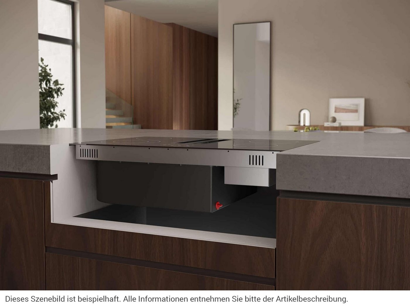 Silverline Kochfeld mit Dunstabzug FLPHK820ESR, TouchControl-Bedienung Bild 2
