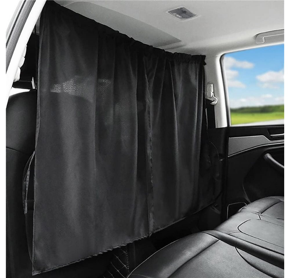 FELIXLEO Autosonnenschutz AutoTrennvorhängeSonnenschutz, 190x120cm Schwarz Universal Bild 3