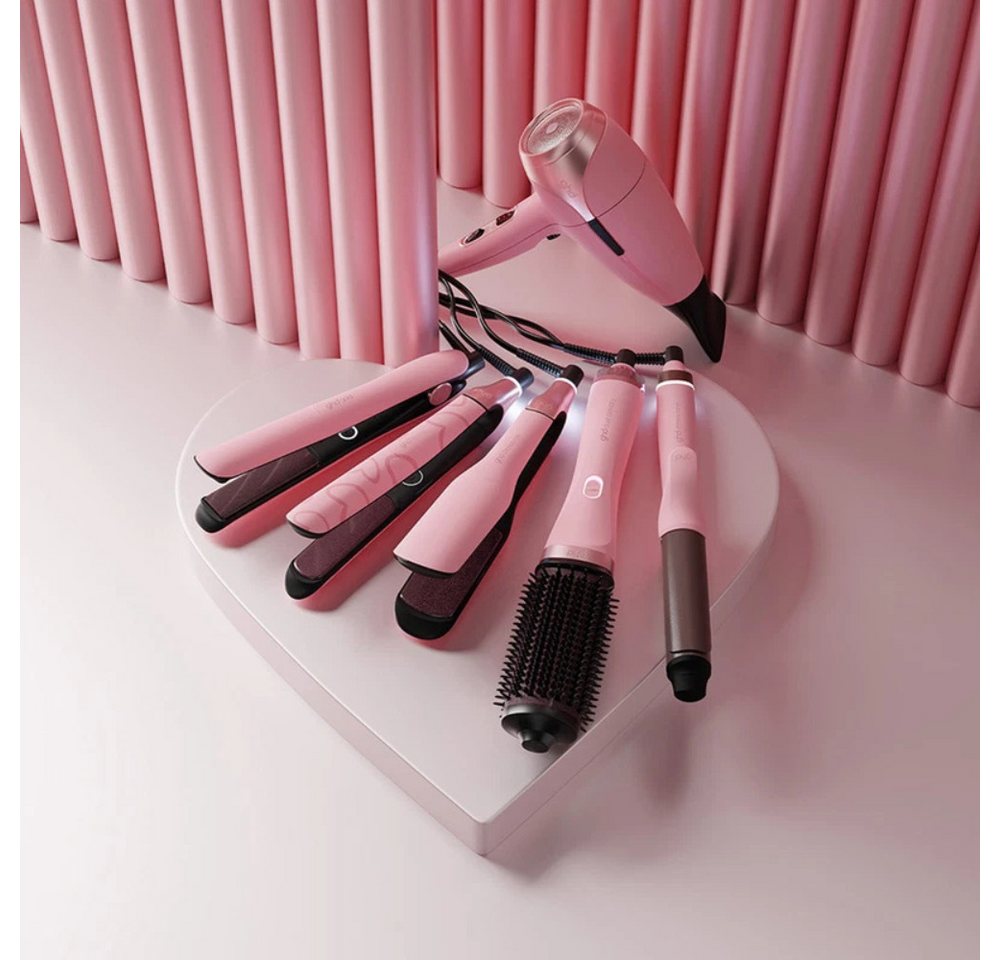 GHD Glätteisen chronos HD Motion-Responsive Styler – Dusted Pink Limited Edition Hochwertige Ultra-Gloss-Beschichtung, Inklusive farblich passender Hitzeschutz-Tasche Bild 2