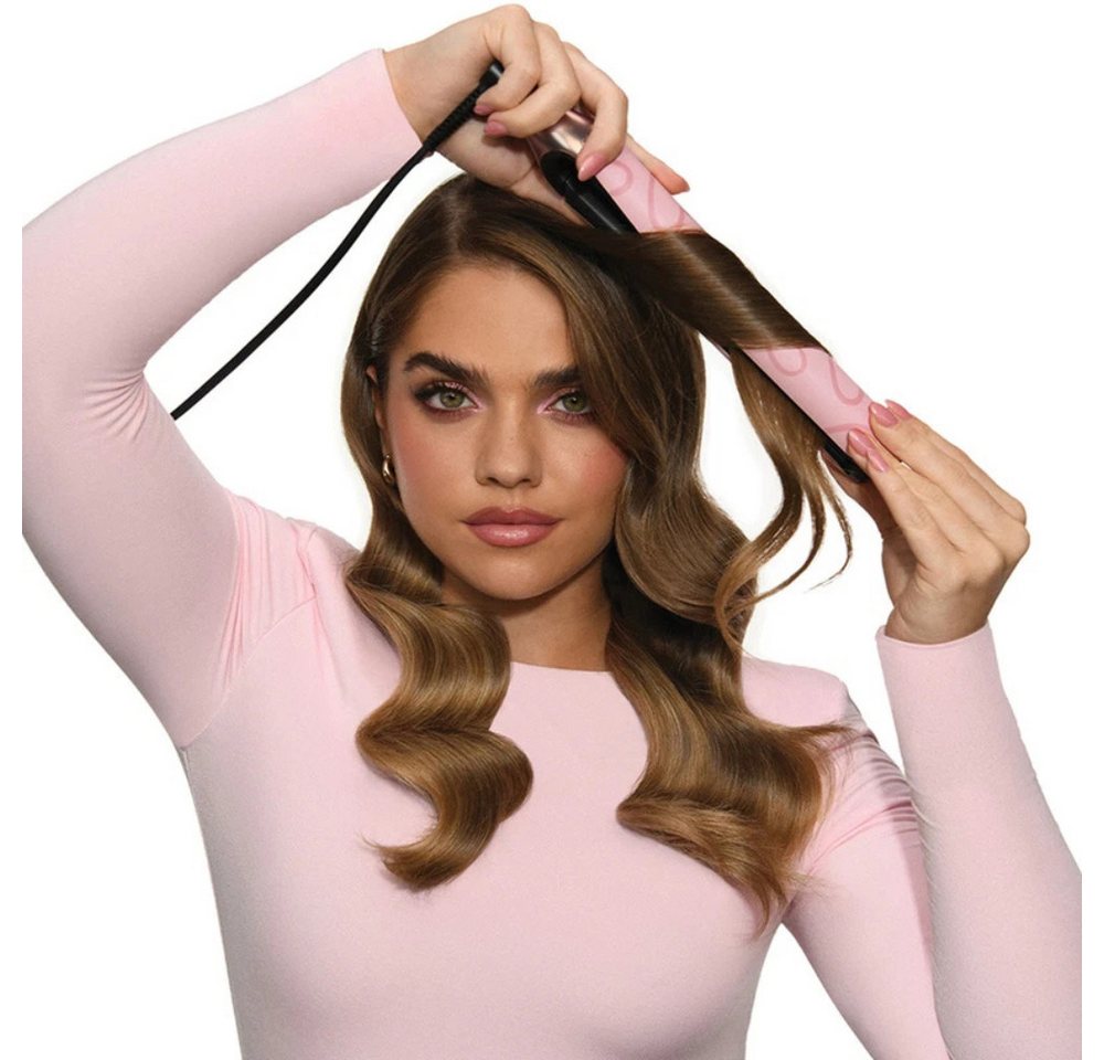 GHD Glätteisen chronos HD Motion-Responsive Styler – Dusted Pink Limited Edition Hochwertige Ultra-Gloss-Beschichtung, Inklusive farblich passender Hitzeschutz-Tasche Bild 4