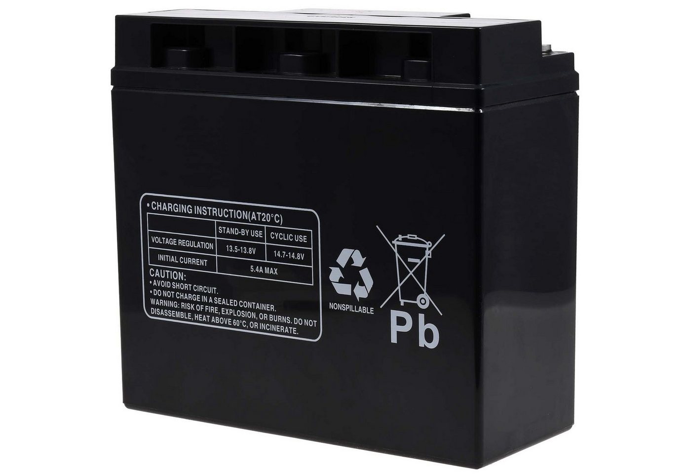 Powery Powery Bleiakku (multipower) MP18-12I Vds Bleiakkus 18000 mAh (12 V) Bild 2