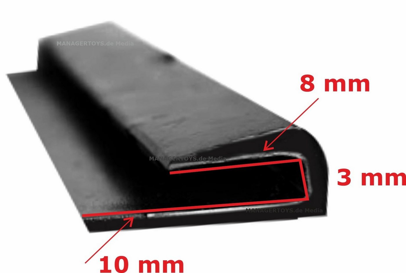 IWH Reflektorband 4 fach Türkantenschoner Auto Türschutz Kantenschoner Tür Schutz Bild 4