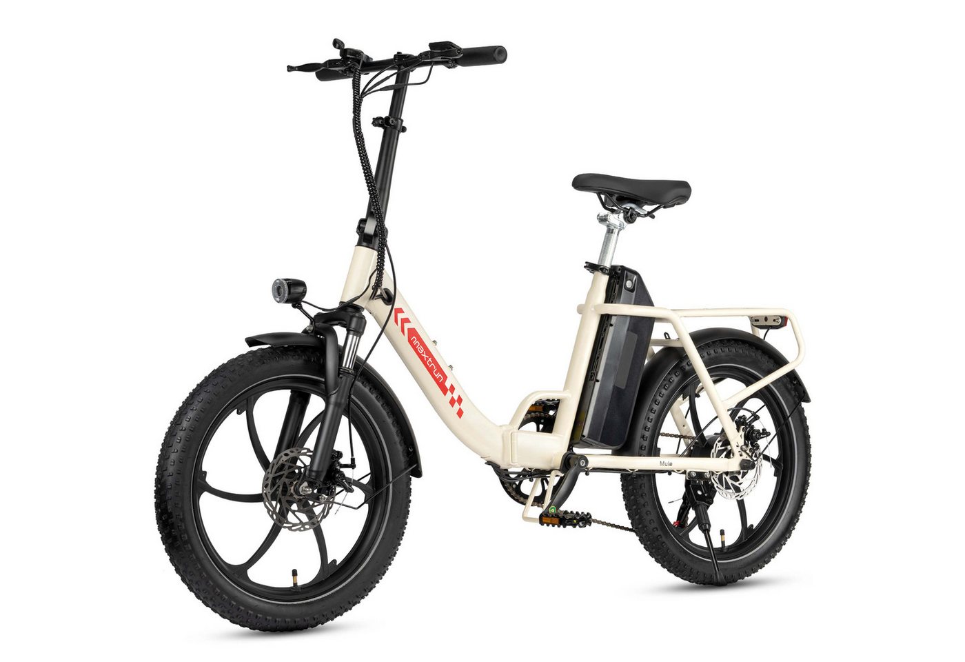 Vankel E-Bike Faltrad E1 Faltbares Damen u. Herren E-Fahrrad 960WH Pedelec,20AH 120 km, Kettenschaltung, Heckmotor, 960 Wh, 20x3'' Klapprad, Pedelec E-Citybike mit Tiefeinstieg, faltbar, E-bikes Bild 4