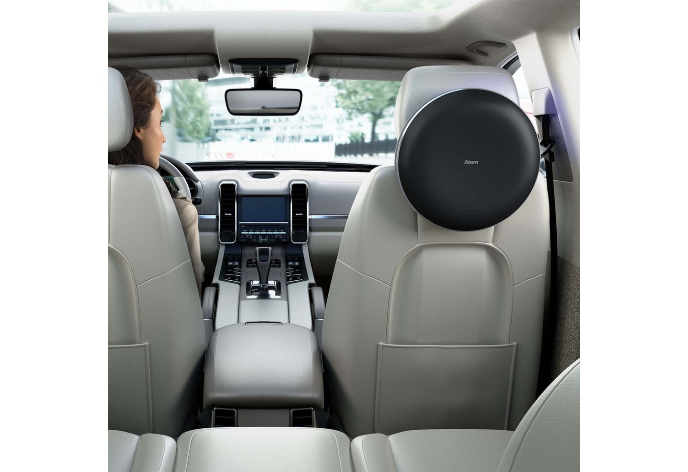 IQAir Luftreiniger Atem Car - Kompakter Air Purifier gegen Abgase, Staub, Rauch, Gerüche, für 14 m² Räume, für Allergiker mit HyperHEPA Partikel- & Gasfilter + App & Bluetooth Bild 5