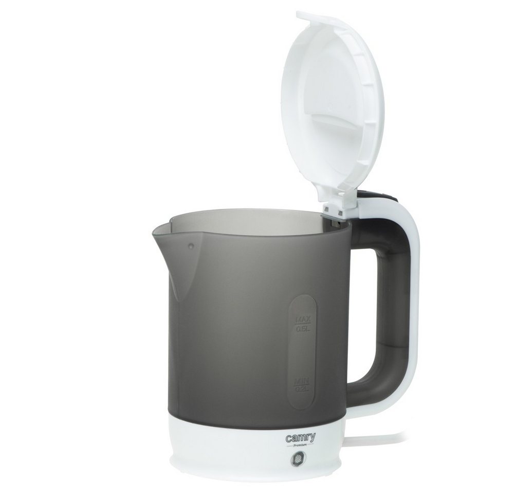 Camry Reise-Wasserkocher CR 1382, 0,5 l, 900 W, inklusive 2 Becher und Löffel Bild 2