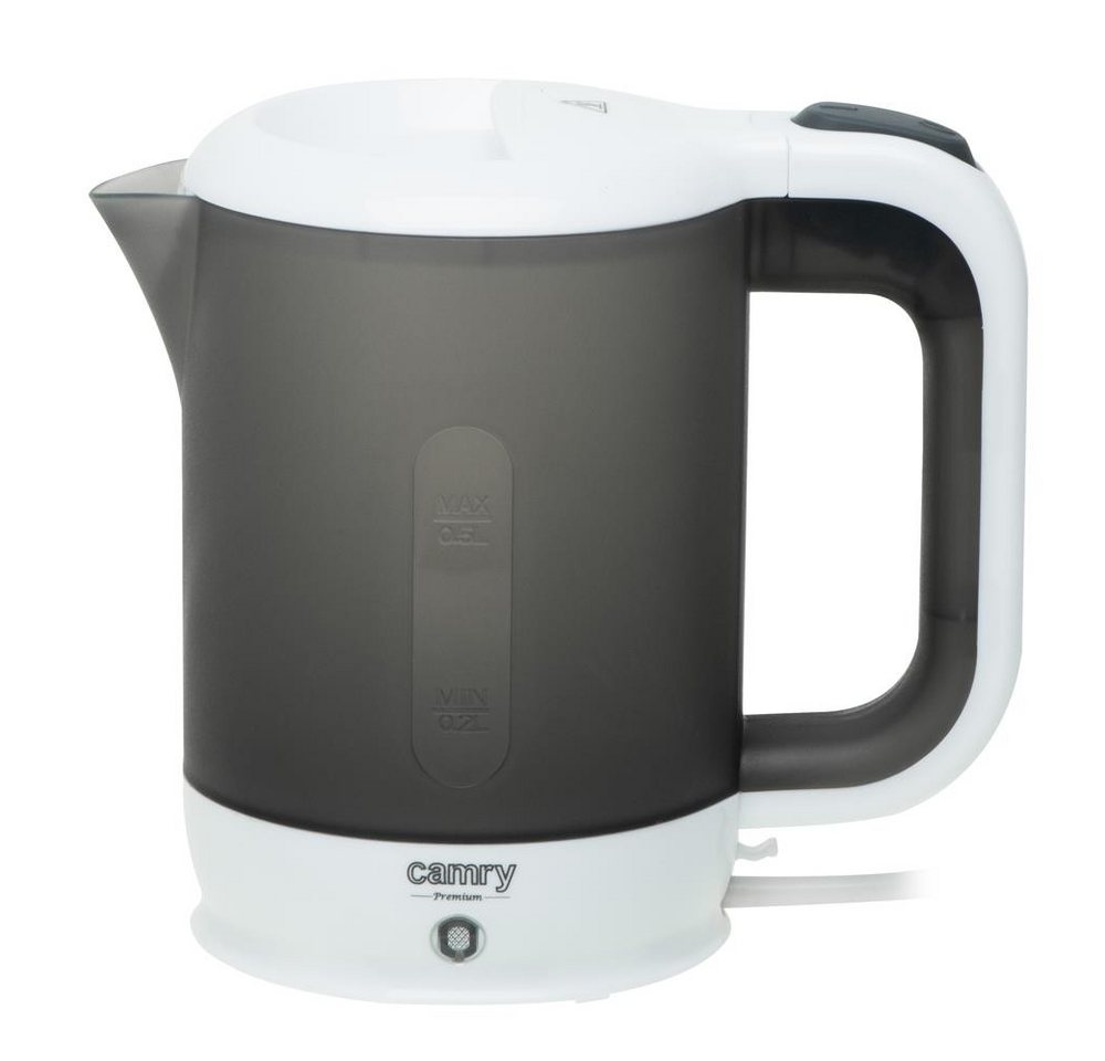Camry Reise-Wasserkocher CR 1382, 0,5 l, 900 W, inklusive 2 Becher und Löffel Bild 3