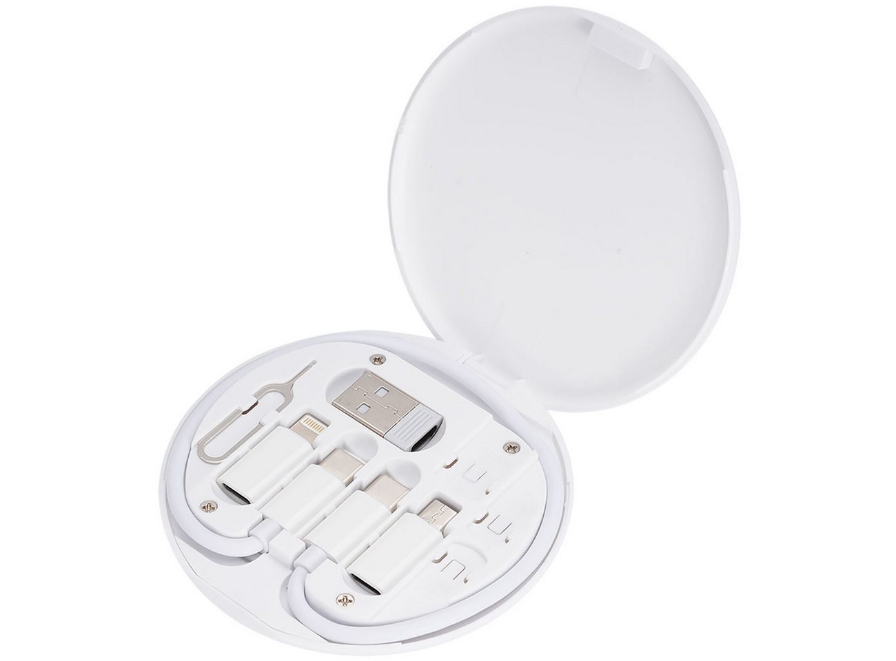 shop'n smile ideoon Multi-Ladekabel-Set: USB-Ladeadapter, universell & schnell USB-Kabel, Ladegerät für alle Smartphones & Tablets Bild 3