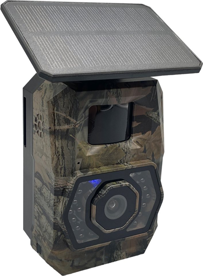 Berger & Schröter Wildkamera Mini Wifi 32 MP mit Solar Panel 0,75 W (Revier, Jagd, Außenbereich, Sicherheitsüberwachung, Wildtierbeobachtung, App-Steuerung und IP66-Gehäuse) Bild 4