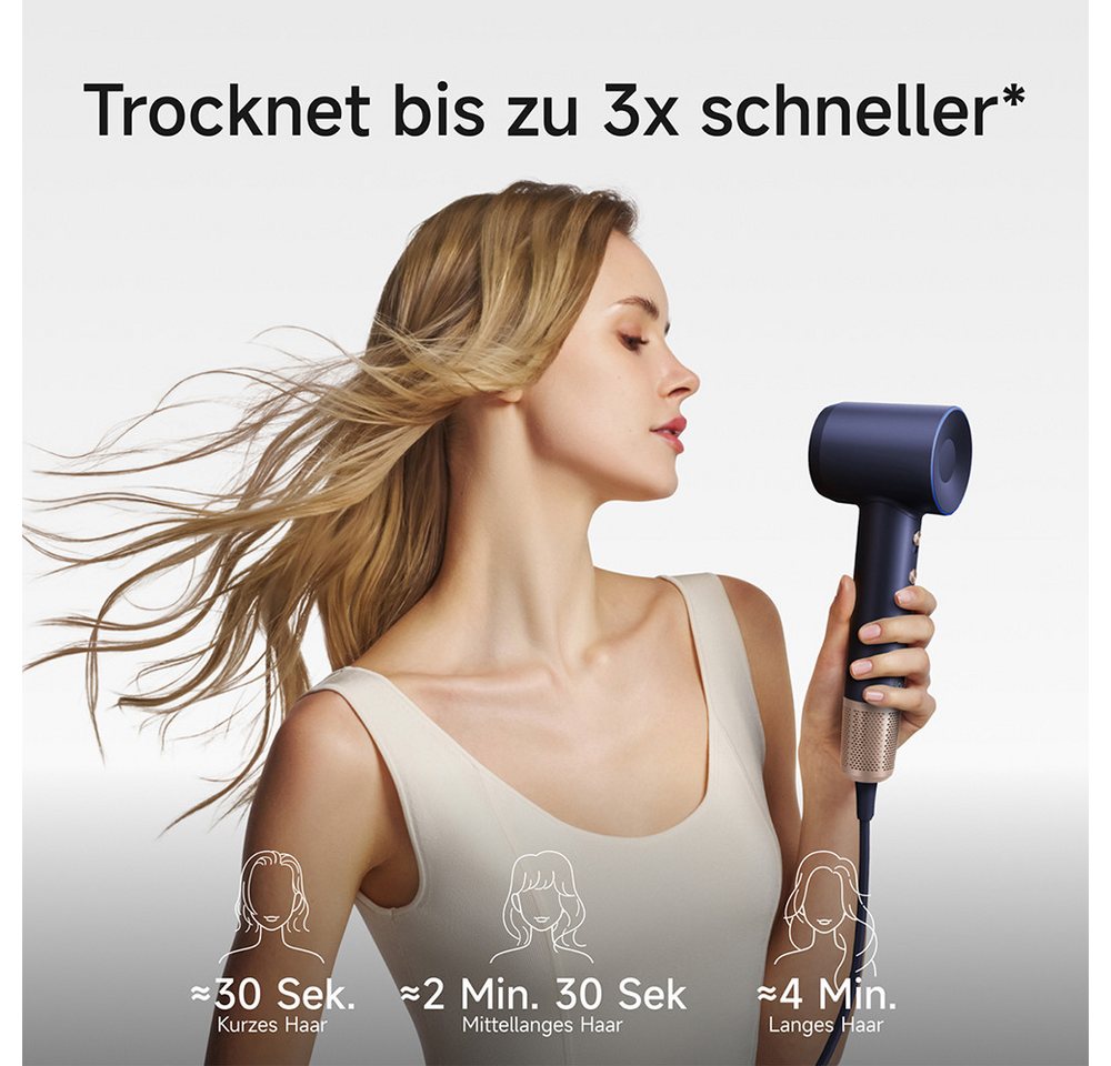 laifen Haartrockner Swift Premium Hochgeschwindigkeits mit zwei magnetischen Luftdüsen, 1600 W, negative Ionen Bild 4