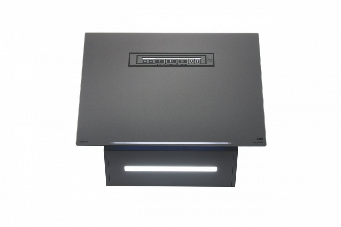 Kaiser Küchengeräte Kopffreihaube AT 6402 ECO..,Dunstabzugshaube 60cm Moire Glas in Graphitgrau 850m³/h Serie La Perle Noire, Kopffreie Dunstabzugshaube, Wandhaube, FullTouch, Randabsaugung, Ambient Light AT 6402 ECO..,Dunstabzugshaube 60cm Moire Glas in Graphitgrau 850m³/h, kopffrei Wandhaube Abluftbetrieb/ Umluftbetrieb Bild 4