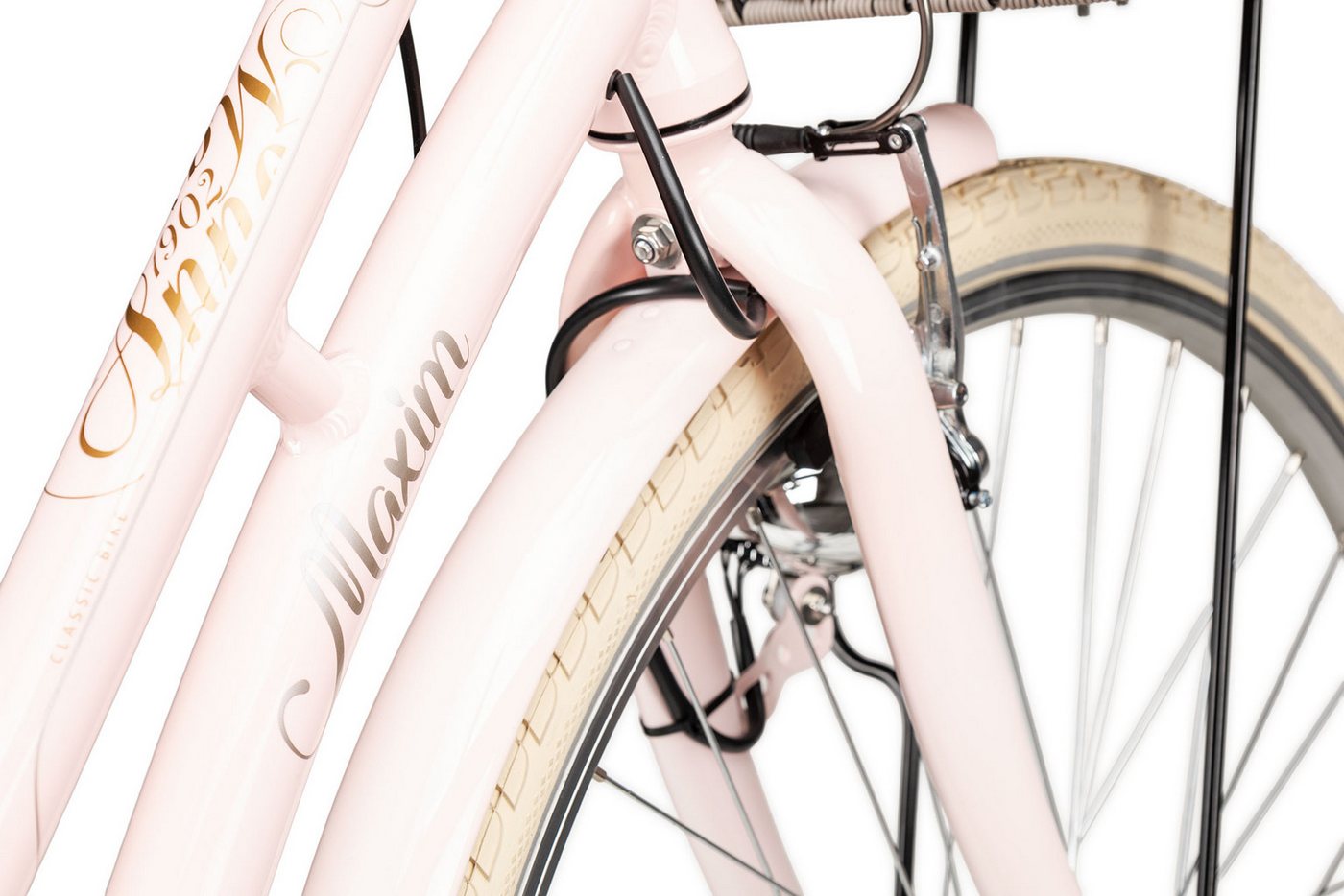 Maxim Cityrad Maxim Anno 1902 Wave, 7 Gang Shimano Nexus 7 SG-C3001 Rücktritt Schaltwerk, Nabenschaltung Rücktritt, Nabenschaltung Rücktritt violett/rosa Bild 4