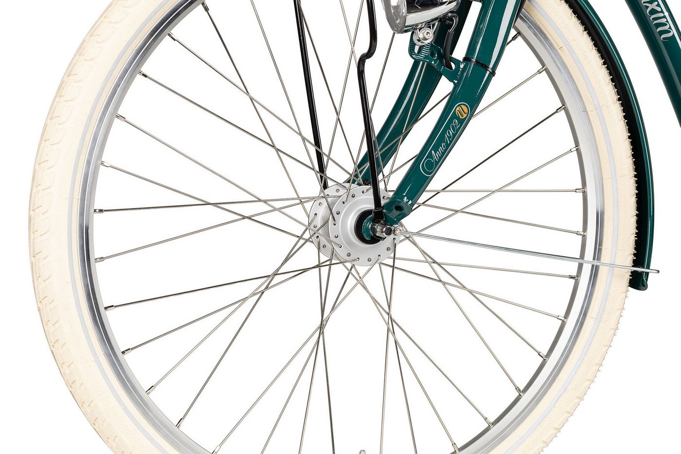 Maxim Cityrad Maxim Anno 1902 26 Wave, 7 Gang Shimano Nexus 7 SG-C3001 Rücktritt Schaltwerk, Nabenschaltung Rücktritt, Nabenschaltung Rücktritt grün Bild 2