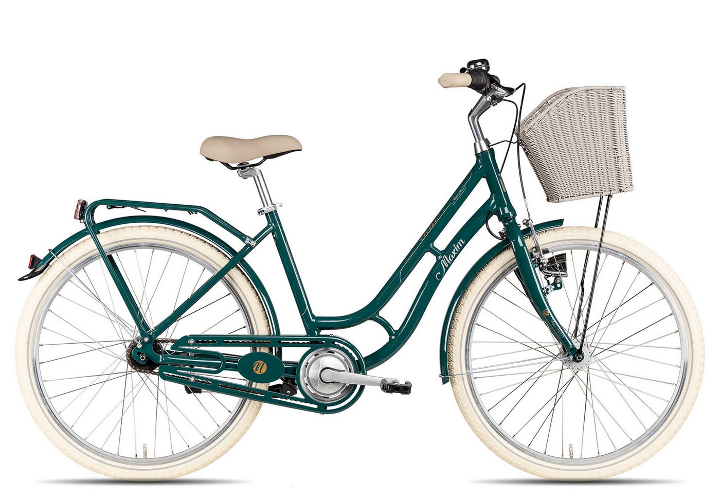 Maxim Cityrad Maxim Anno 1902 26 Wave, 7 Gang Shimano Nexus 7 SG-C3001 Rücktritt Schaltwerk, Nabenschaltung Rücktritt, Nabenschaltung Rücktritt grün Bild 4