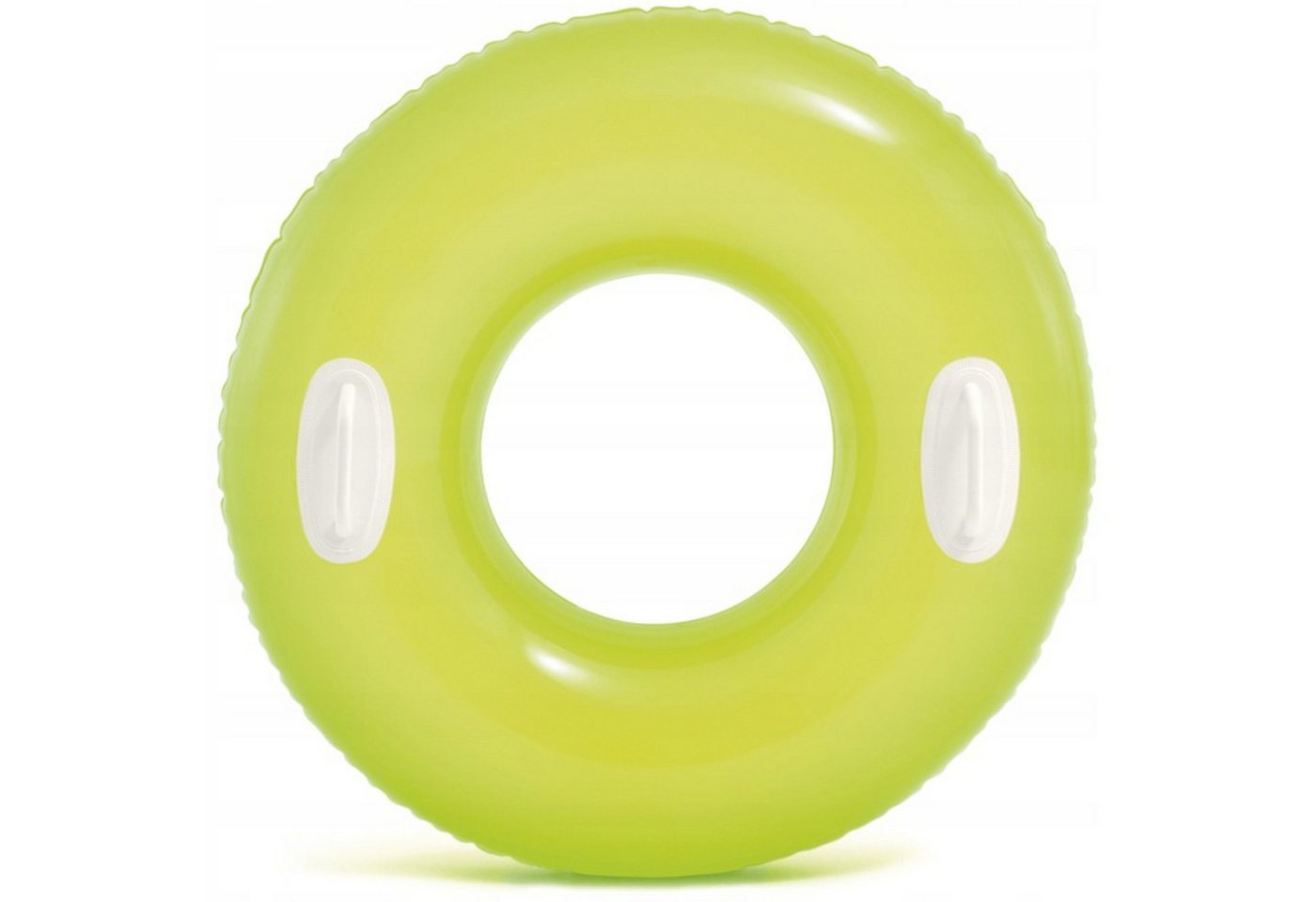 Festivalartikel Schwimmring INTEX Schwimmring 76 cm mit Griffen XL Neon Kinder ab 8 Jahren (1-tlg)