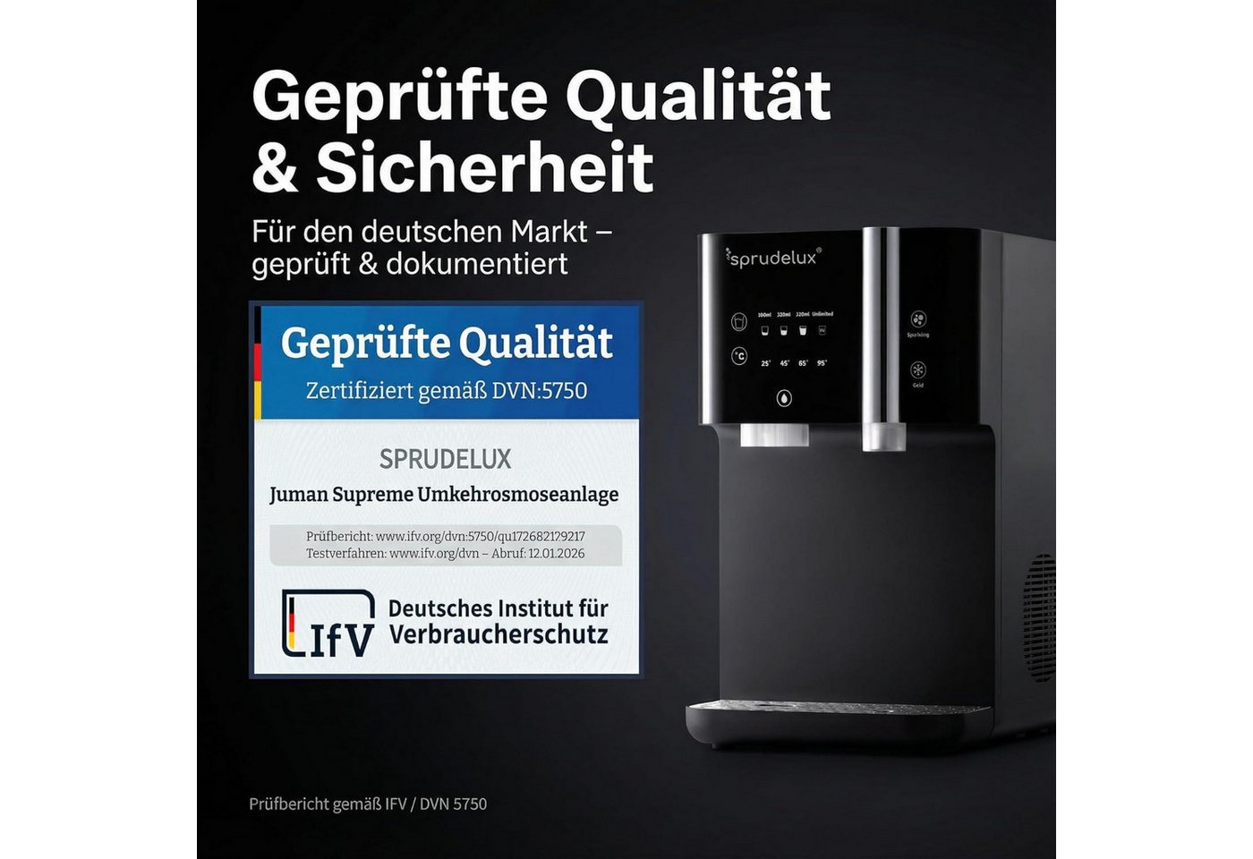 SPRUDELUX Wassersprudler JUMAN Supreme