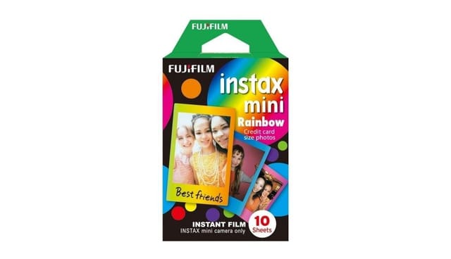 FUJIFILM Sofortbildfilm Fujifilm Instax Mini Film Rainbow Single