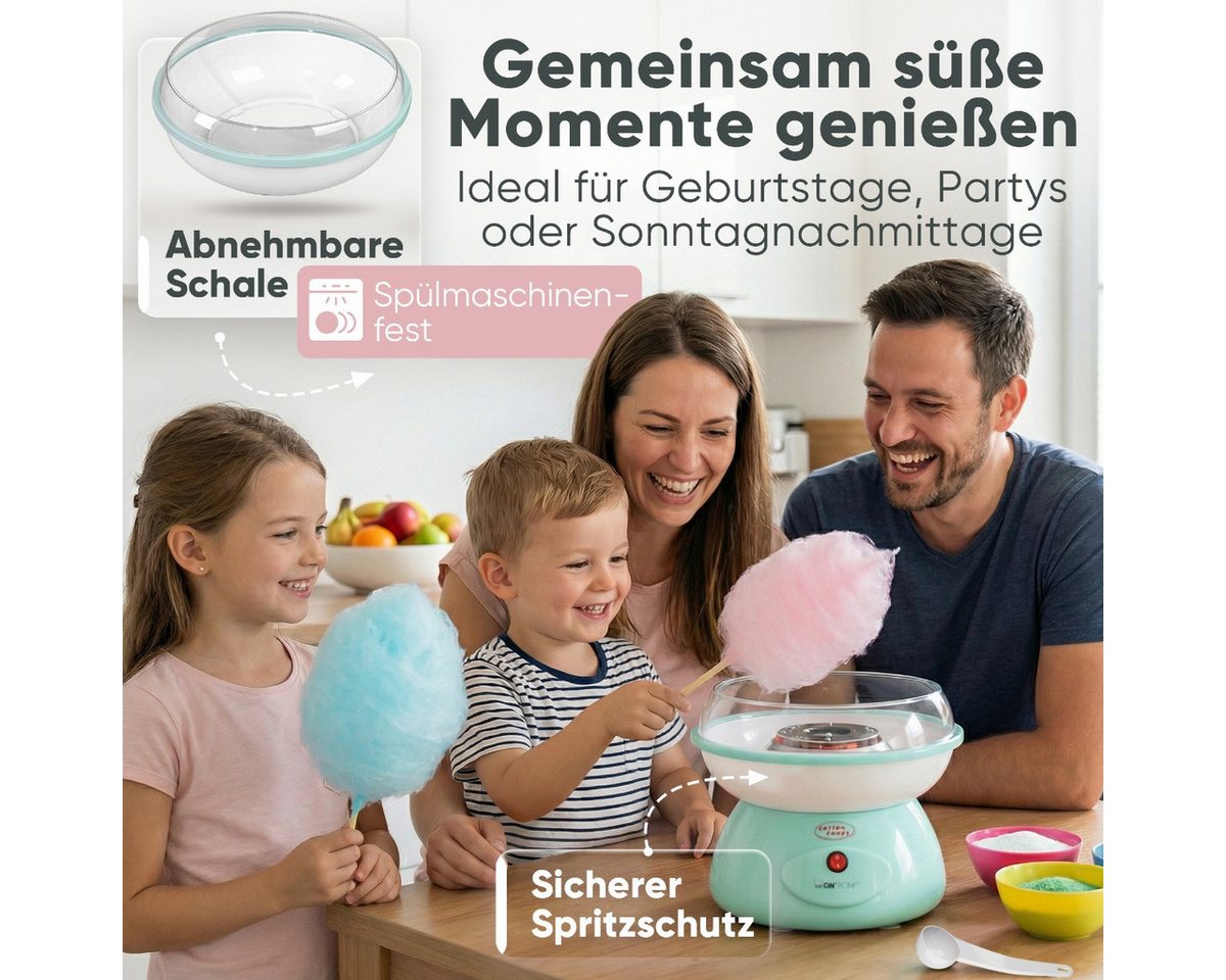 CLATRONIC Zuckerwattemaschine ZWM 3478, Zuckerwattemaschine für Zuckerwatte in Minuten Bild 4