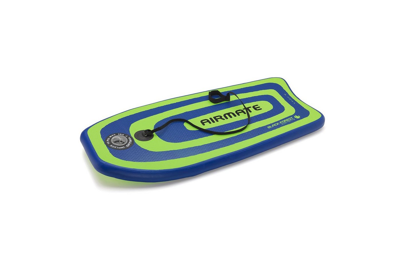 BLACK FOREST ELEMENTS Bodyboard AIRMATE M - inflatable Bodyboard - Original Black Forest Elements, (1 tlg), Bodyboard für landlock surfers Bild 2